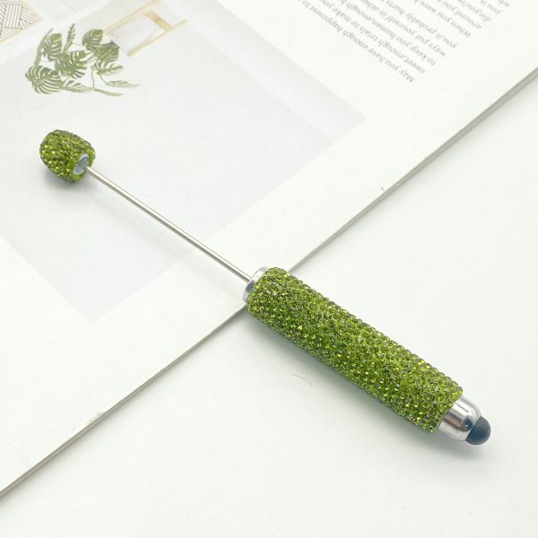 DIY Full Rhinestone Beaded Stylus Pen for iPad – Handmade Ballpoint & Touchscreen Pen