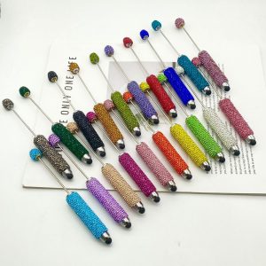 DIY Full Rhinestone Beaded Stylus Pen for iPad – Handmade Ballpoint & Touchscreen Pen